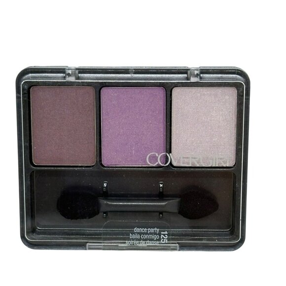 CoverGirl Eye Enhancers 3-Kit Eyeshadow Dance Party 125 Purple Mauve 3" - Picture 1 of 6